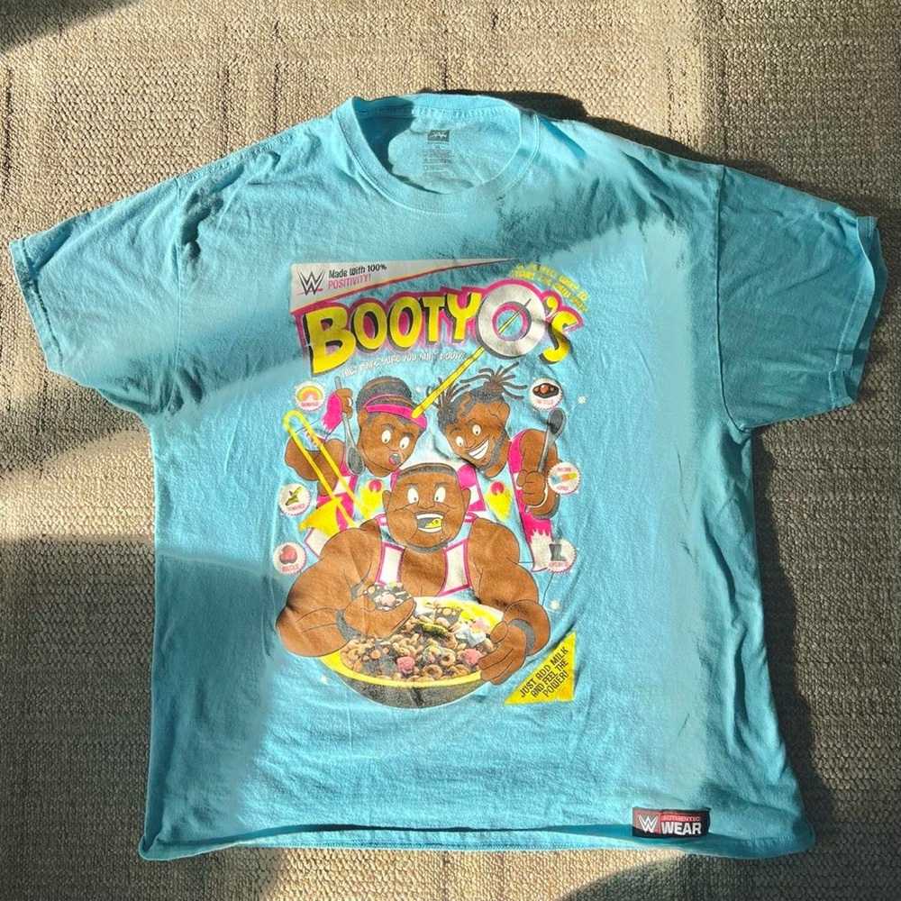 Wrestling Booty O's Breakfast Cereal T-shirt